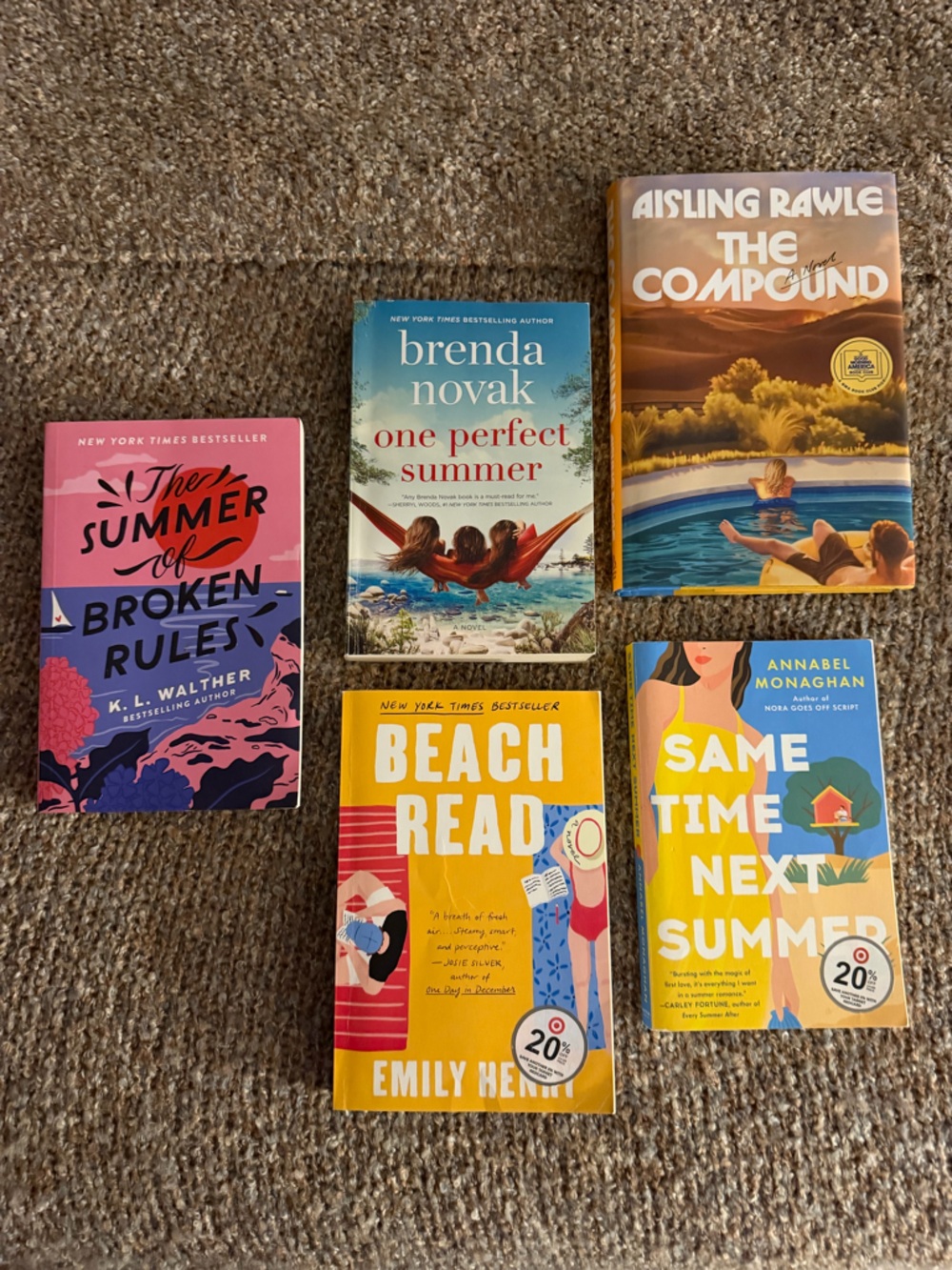 Summer Beach Read Paperback Book Bundle